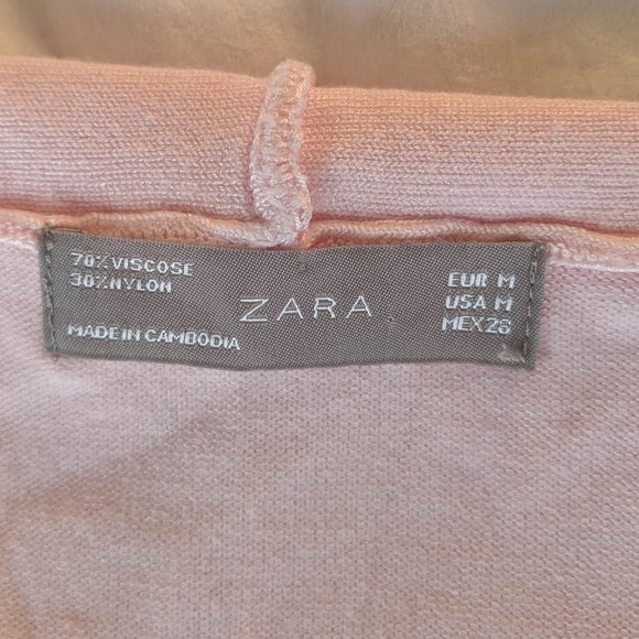 Zara Pink Off the Shoulder Top - Picture 2 of 2